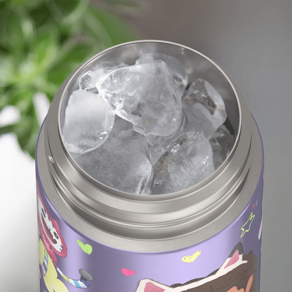 Termos Rosa Barn Barn | Termos 12oz FOUNTER WATER BAKKA GLITTER Pink Glitter | Thermos Store